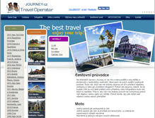 Tablet Screenshot of journey.cz